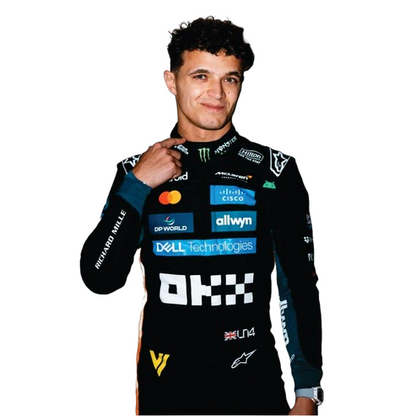 Lando Norris 2025 British Grand Prix McLaren F1 Racing Suit