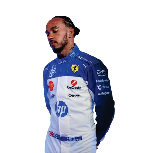 Lewis Hamilton 2025 Ferrari F1 Replica Race Suit