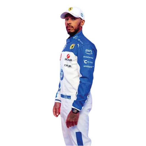 Lewis Hamilton 2025 Ferrari F1 Replica Race Suit