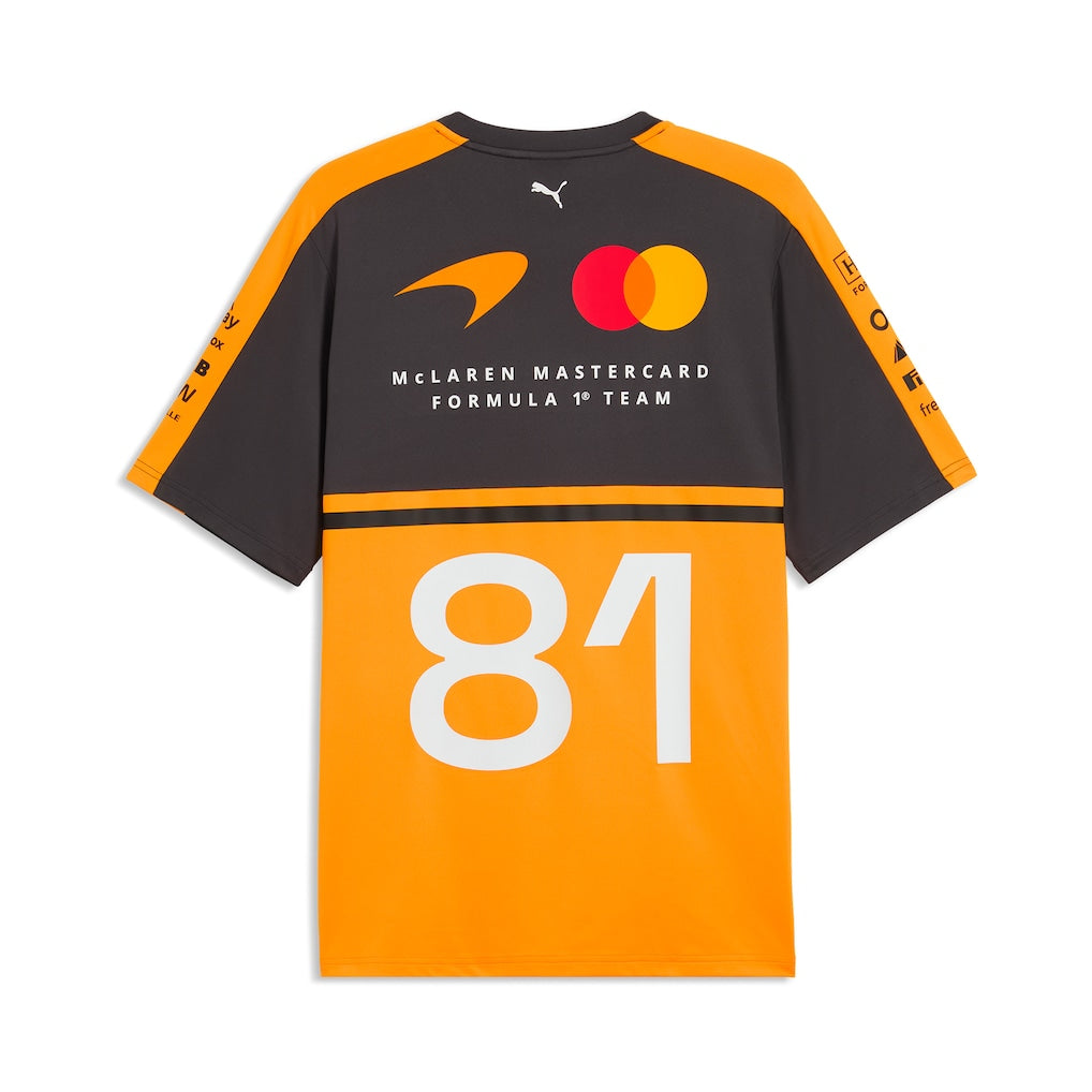 McLaren 2026 Team Oscar Piastri Driver Set Up T-Shirt - Papaya