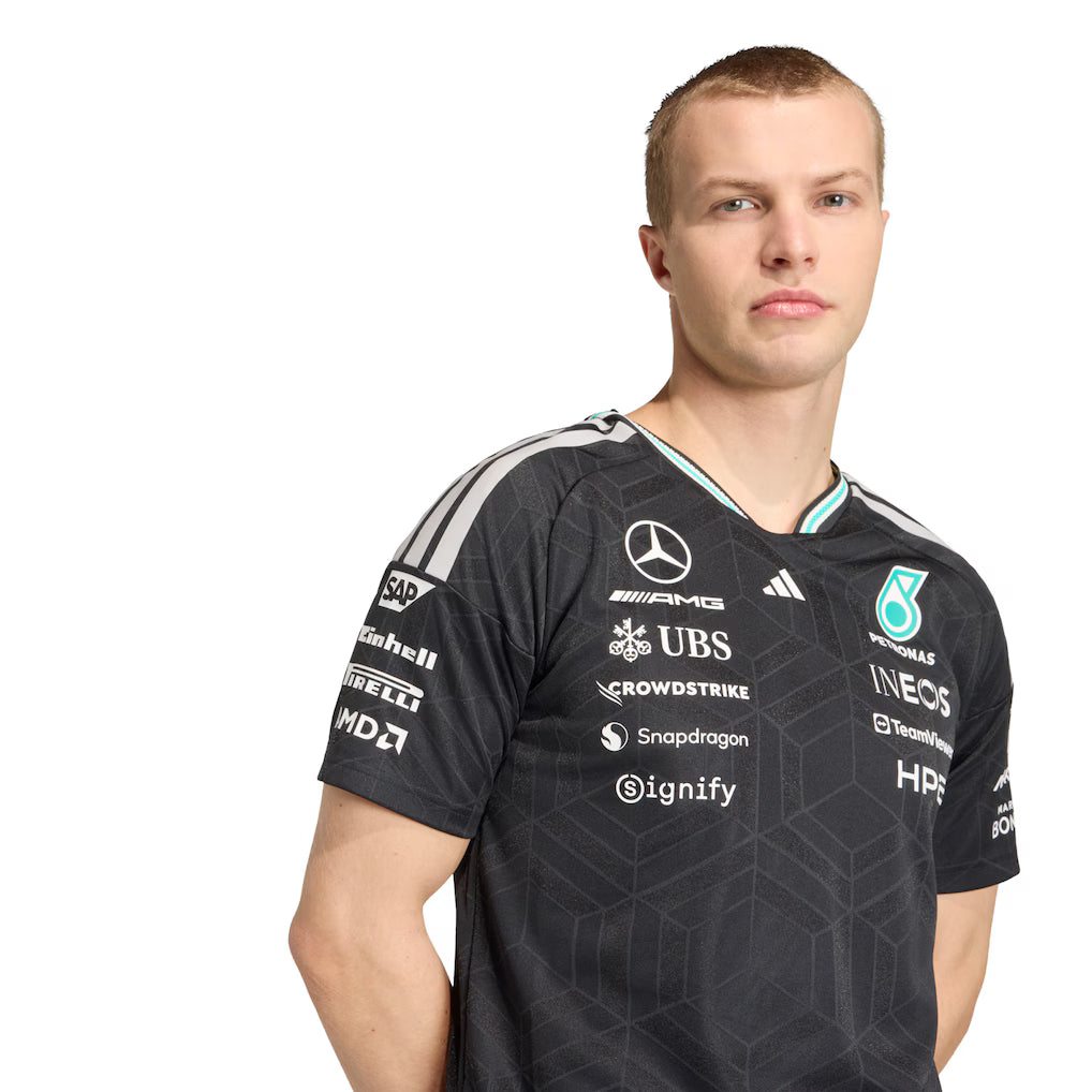Mercedes AMG Petronas adidas Authentic Team Driver T-Shirt - Black (Copy)