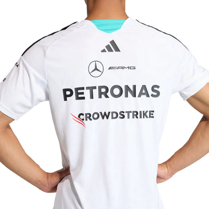 Mercedes AMG Petronas adidas F1 2026 Team Driver T-Shirt - White