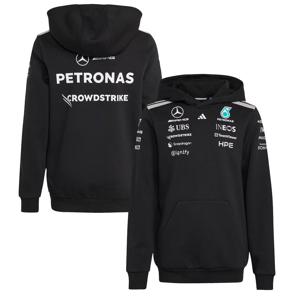 Mercedes AMG Petronas adidas F1 2026 Team Hoodie - Black