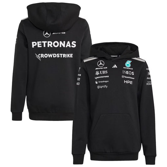 Mercedes AMG Petronas adidas F1 2026 Team Hoodie - Black