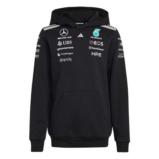 Mercedes AMG Petronas adidas F1 2026 Team Hoodie - Black
