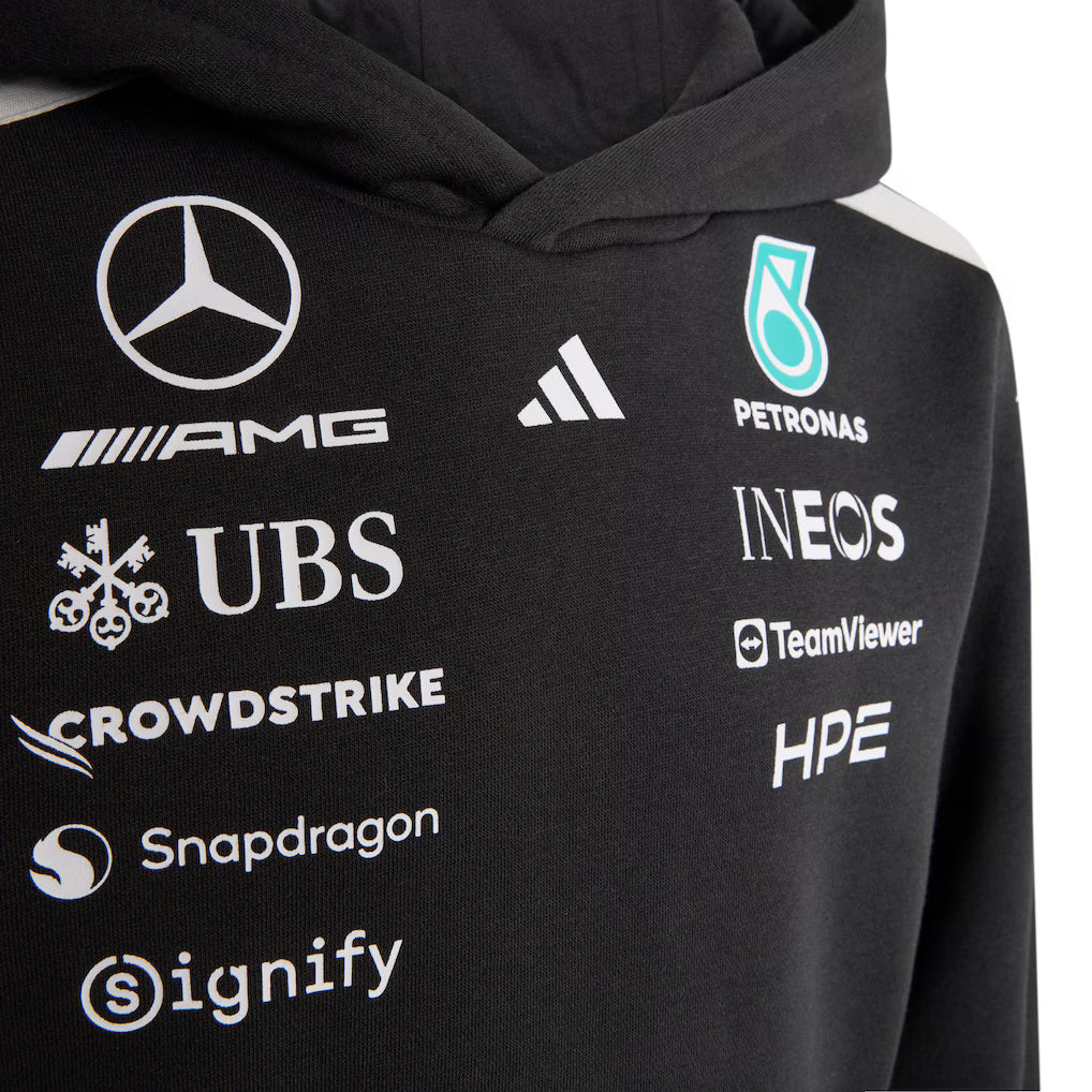 Mercedes AMG Petronas adidas F1 2026 Team Hoodie - Black