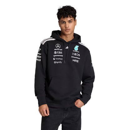 Mercedes AMG Petronas adidas F1 2026 Team Hoodie - Black