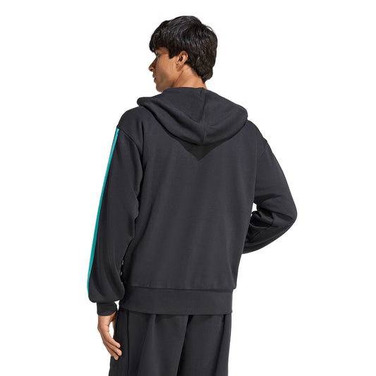 Mercedes AMG Petronas adidas F1 Logo Zip Hoodie - Black
