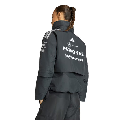 Mercedes AMG Petronas adidas F1 Team Crop Jacket - Black - Womens