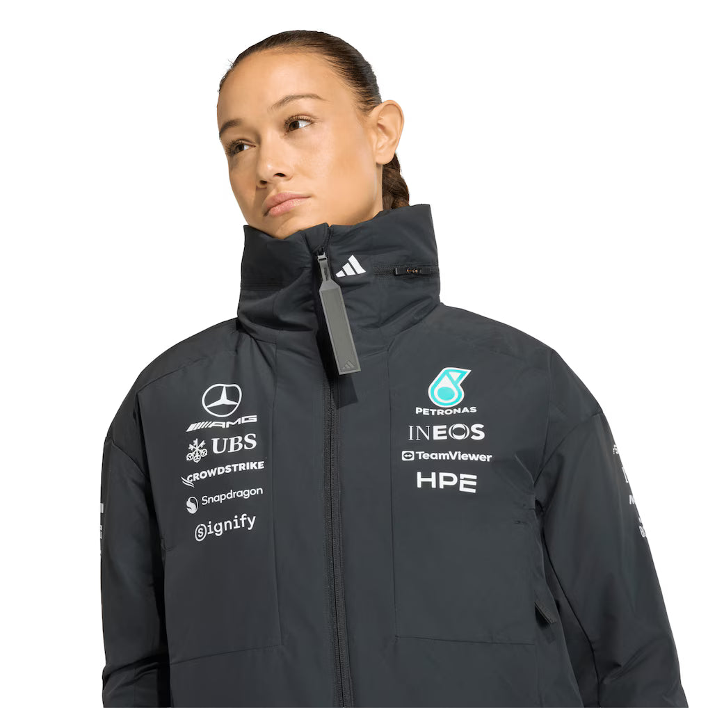 Mercedes AMG Petronas adidas F1 Team Crop Jacket - Black - Womens