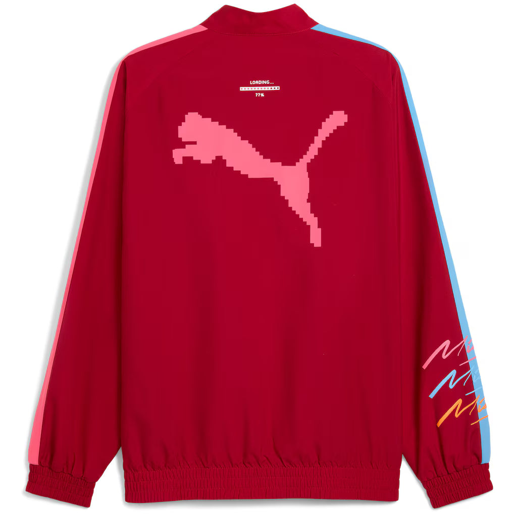 Scuderia Ferrari Puma Special Edition Miami T7 Jacket - Dark Crimson - Unisex