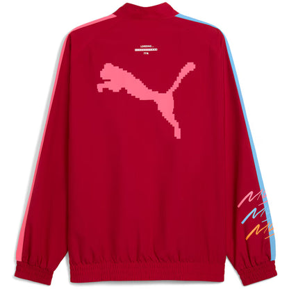Scuderia Ferrari Puma Special Edition Miami T7 Jacket - Dark Crimson - Unisex