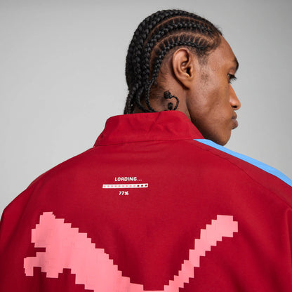 Scuderia Ferrari Puma Special Edition Miami T7 Jacket - Dark Crimson - Unisex