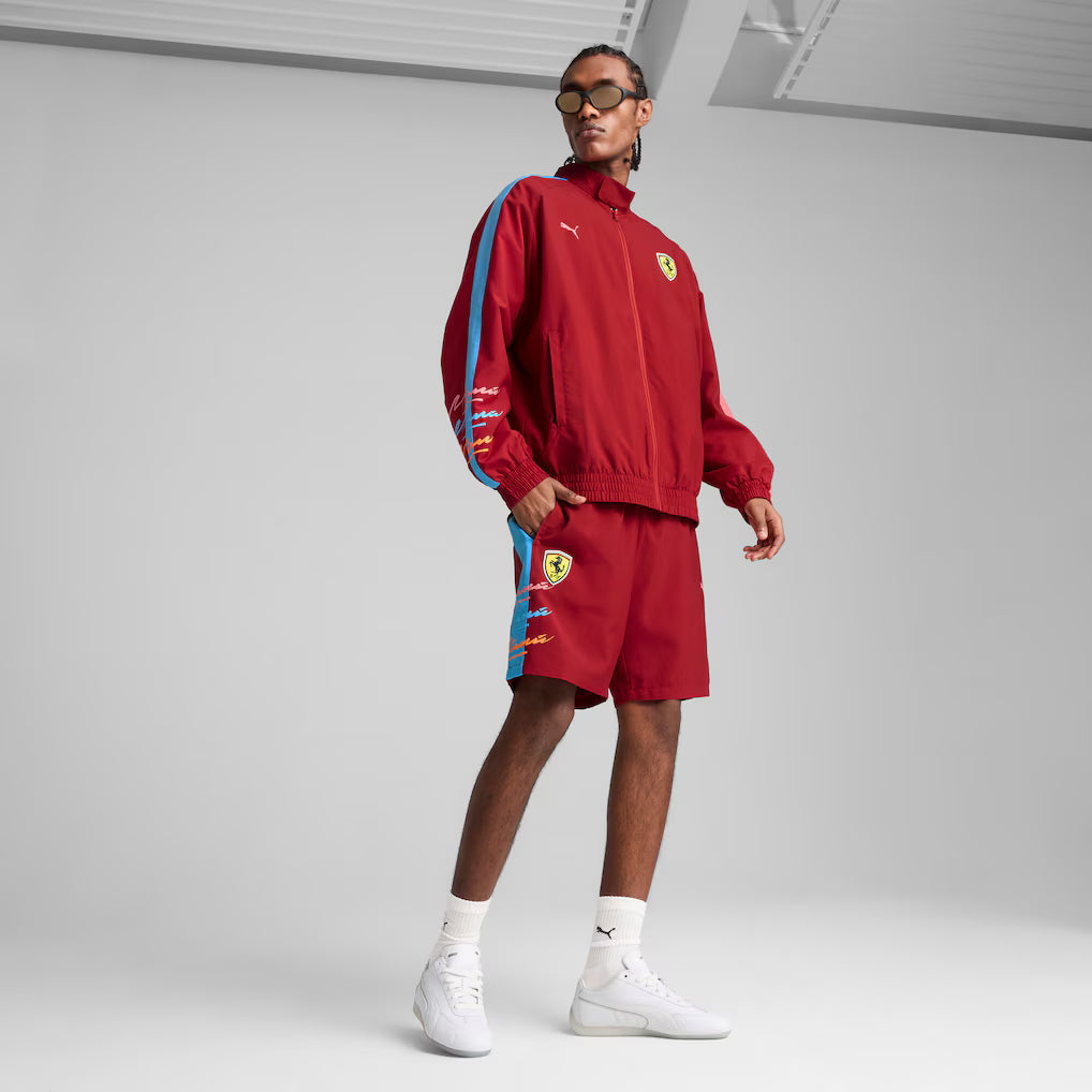 Scuderia Ferrari Puma Special Edition Miami T7 Jacket - Dark Crimson - Unisex