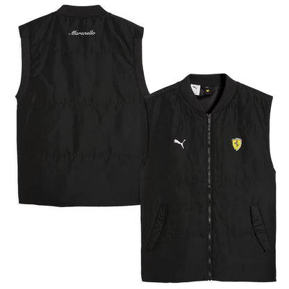 Scuderia Ferrari Scuderia Ferrari 2025 Puma Lightly Padded Gilet - Black
