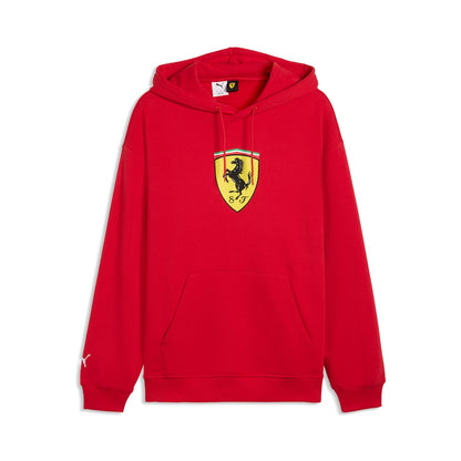 Scuderia Ferrari Scuderia Ferrari Puma Large Shield Hooded Sweat - Red